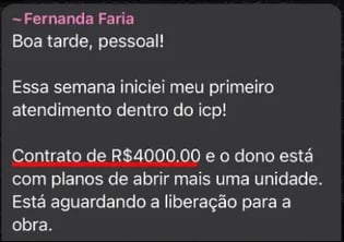 Depoimento Fernanda Faria