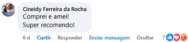 Comentário de cliente
