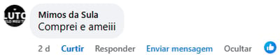 Comentário de cliente