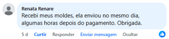 Comentário de cliente