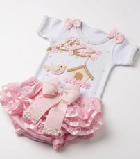Saia rosa de tule feita à mão, referência oficial da formação