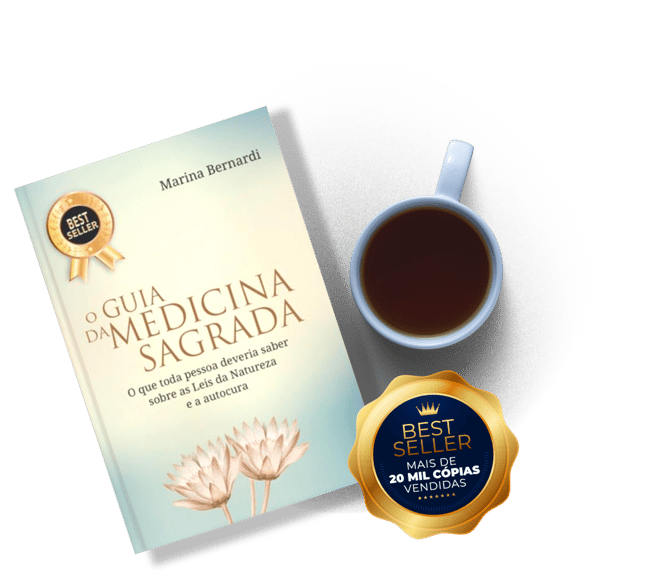 O Guia da Medicina Sagrada — livro físico por Marina Bernardi