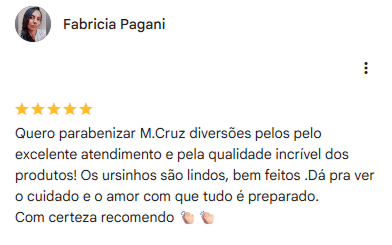 Avaliação de cliente no Google