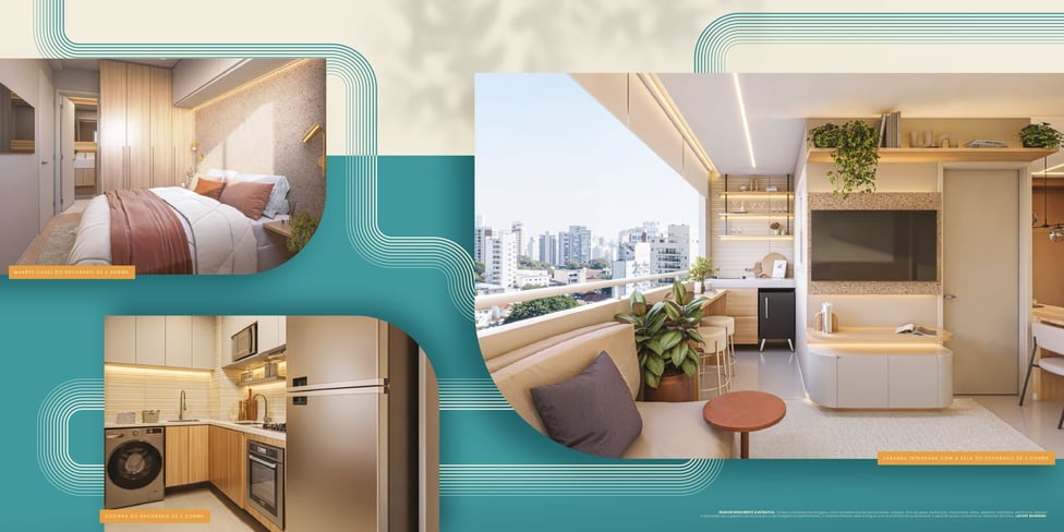Apartamentos de 1 e 2 Dormitórios
