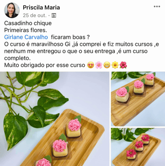 Depoimento de confeiteira