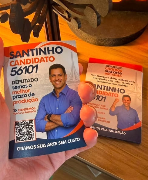 mockup materiais político personalizado para campanha eleitoral
